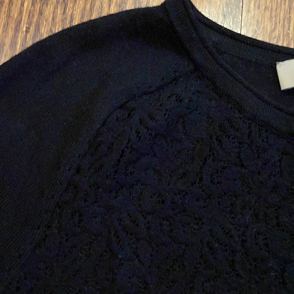 Loft petite lace front cardigan sweater - Picture 2 of 4